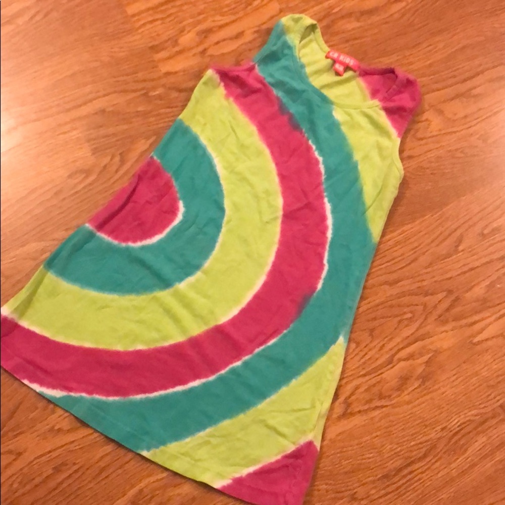 CR kids tie dye play dress fits like a 3t